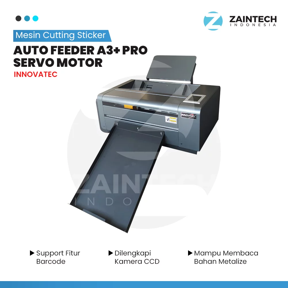 Serupa Mesin Cutting Sticker INNOVATEC Auto Feeder A3+ Pro Servo Motor